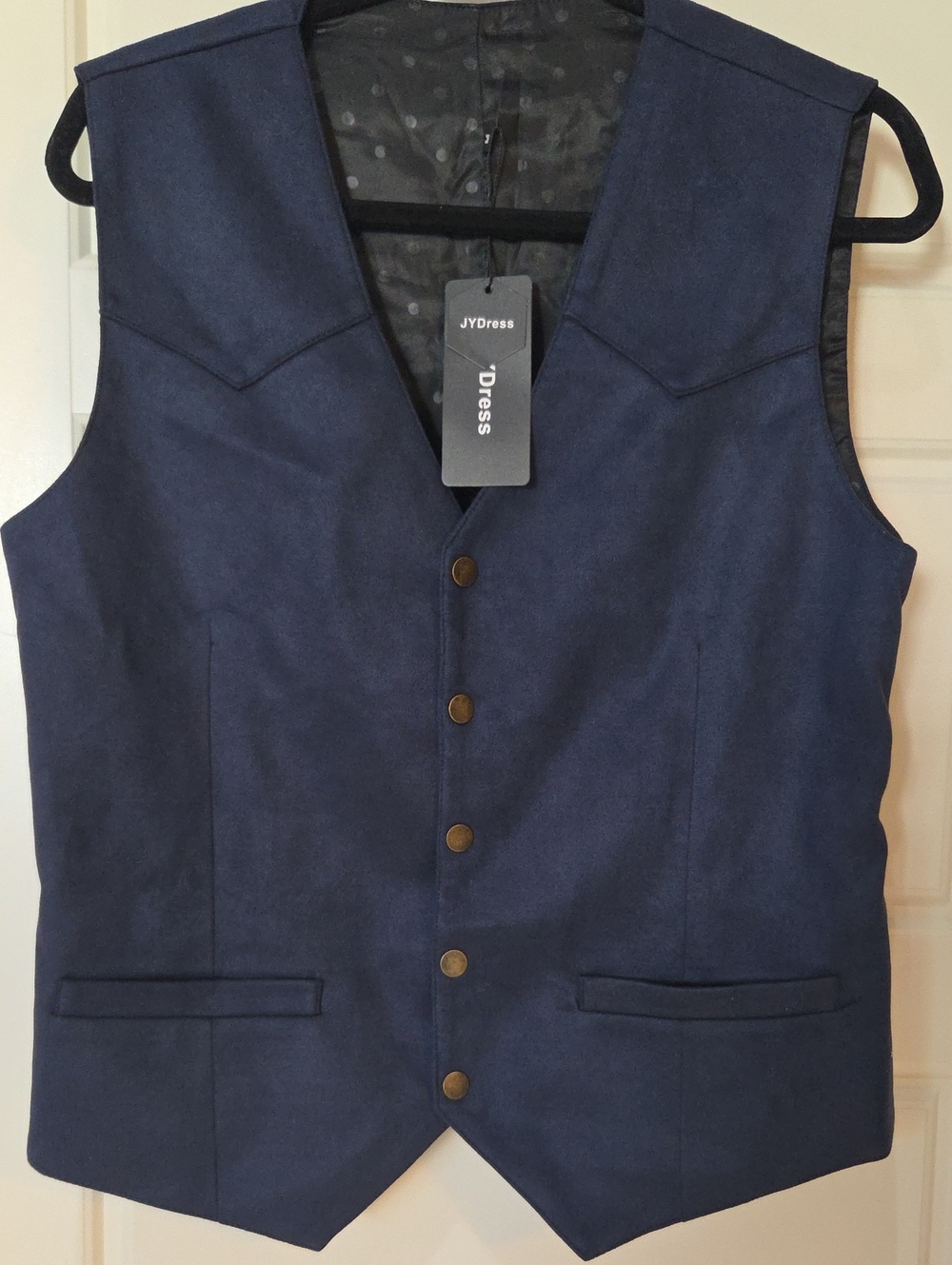 Men's Faux Suede Leather Vest